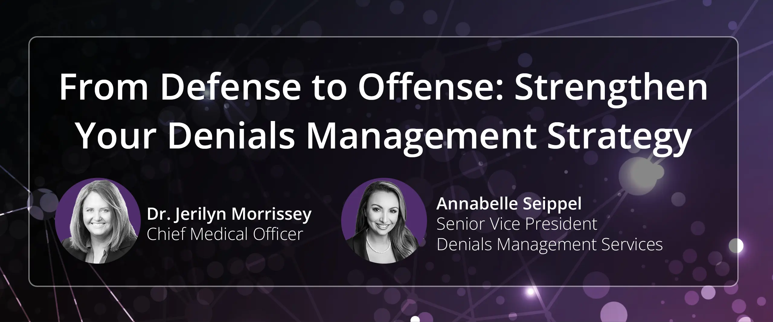 Denials Management Webinar - Registration Banner