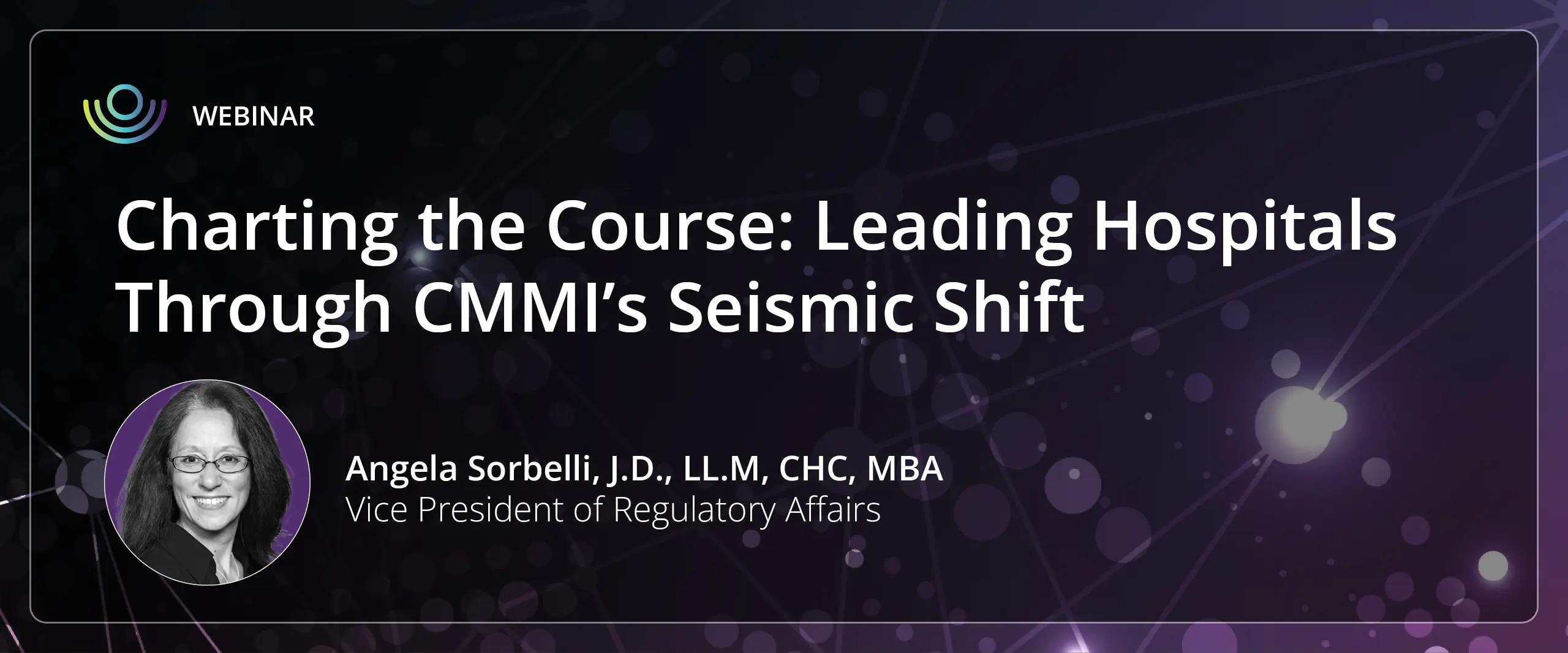 CMMI Webinar - Charting the Course -Banner